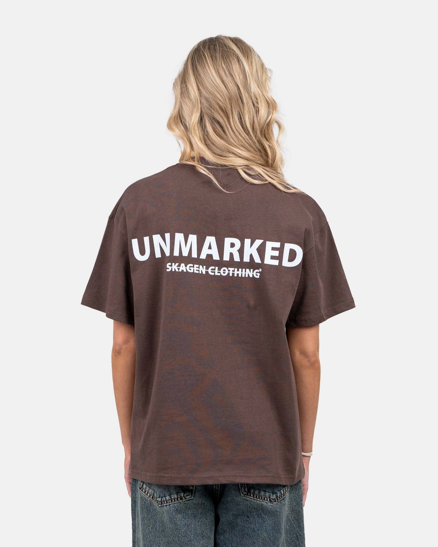 UNMARKED T-shirt Brown | Skagen - clothing.dk